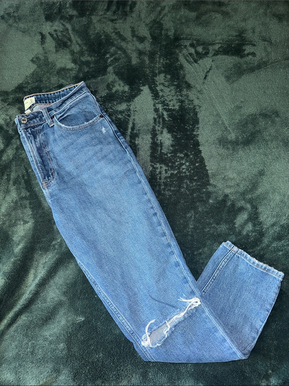 Abercrombie & Fitch Women's Medium Blue High-Rise Jeans
